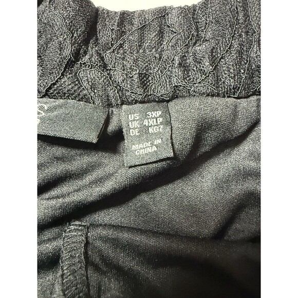 Dennis Basso Women's Pants Sz 3XP Regular Fully Lined Lace Black A675075 - Picture 6 of 14
